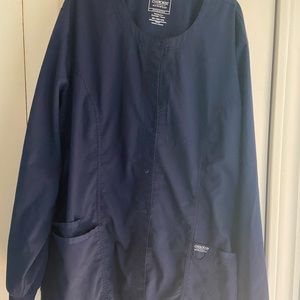 Cherokee navy scrub jacket 2 xl